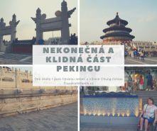 Krásný, klidný a nekonečný park Chrámu nebes a tržnice drahých kamenů a perel Chung-čchiao (Pondělí)