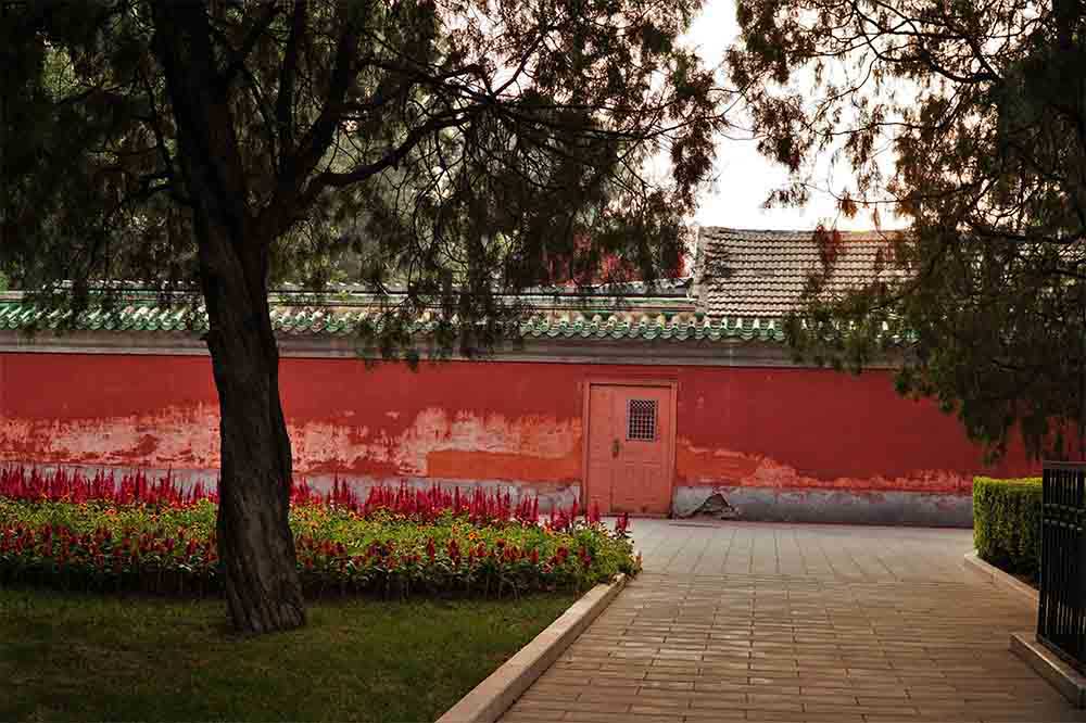 Park Chrámu země (Ditan gongy-uan), Peking, Čína