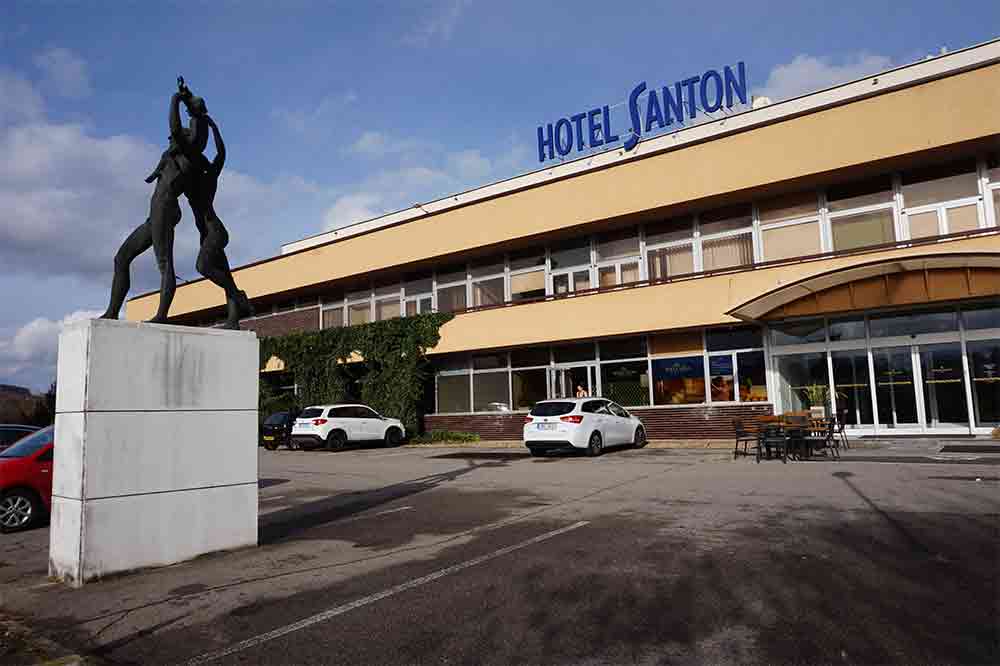 Vstup do hotelu Area resort Santon