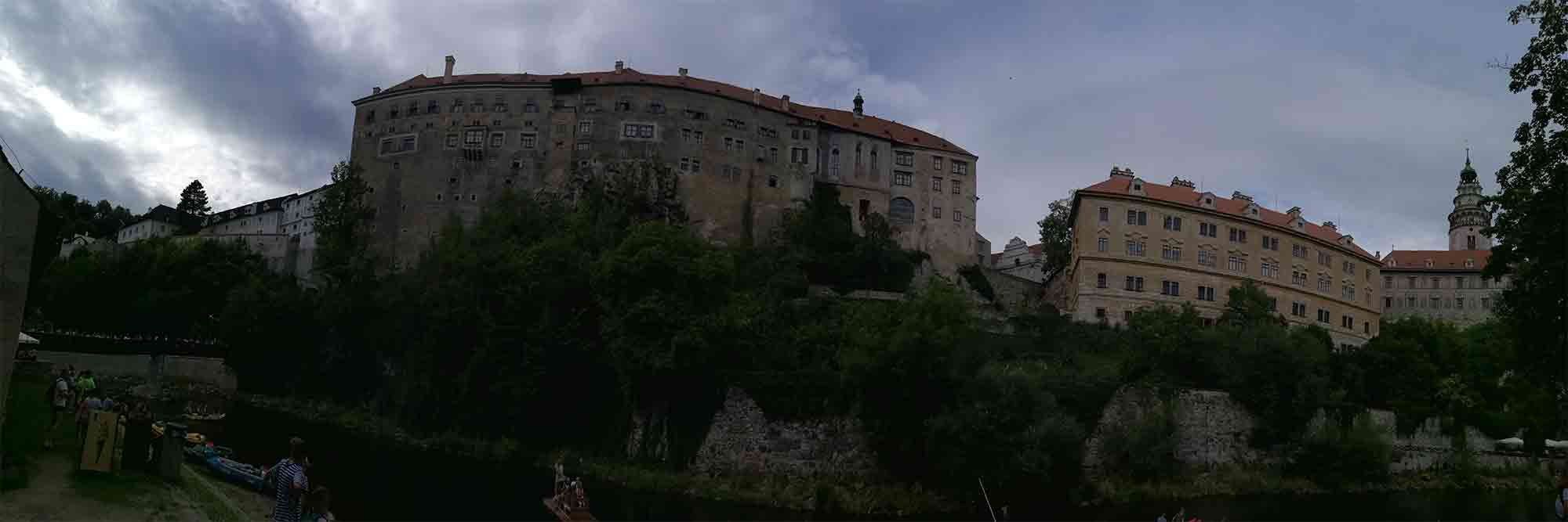 Panorama zámku Český Krumlov