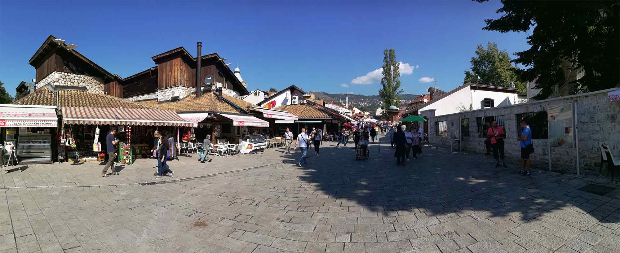 tržiště v Sarajevu, Bosna a Hercegovina