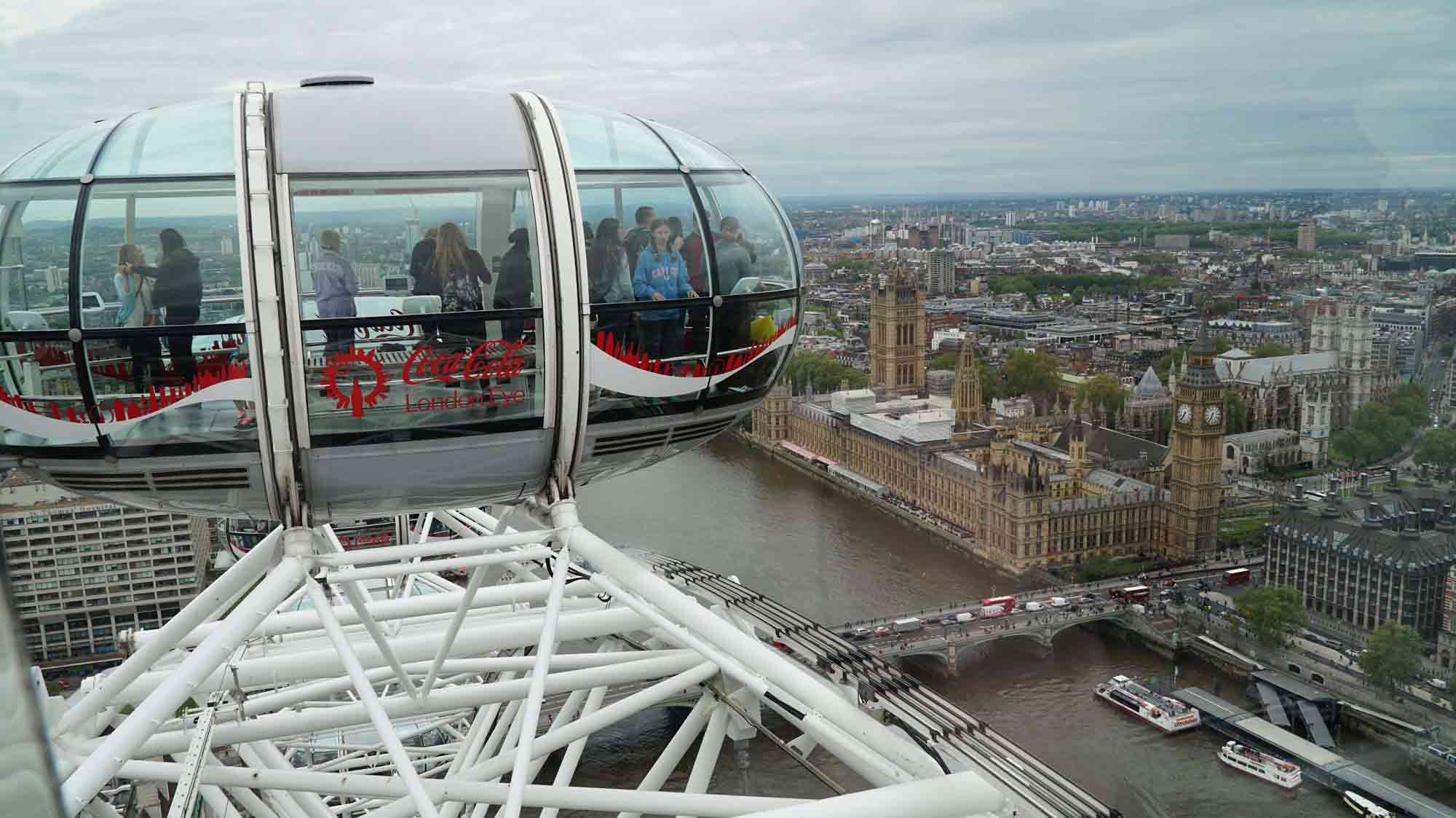 Vyhlídka z London Eye