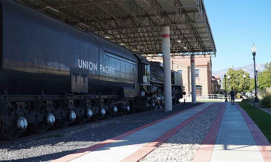 USA, Utah, Salt Lake City, Ogden, železniční muzeum, Union Station