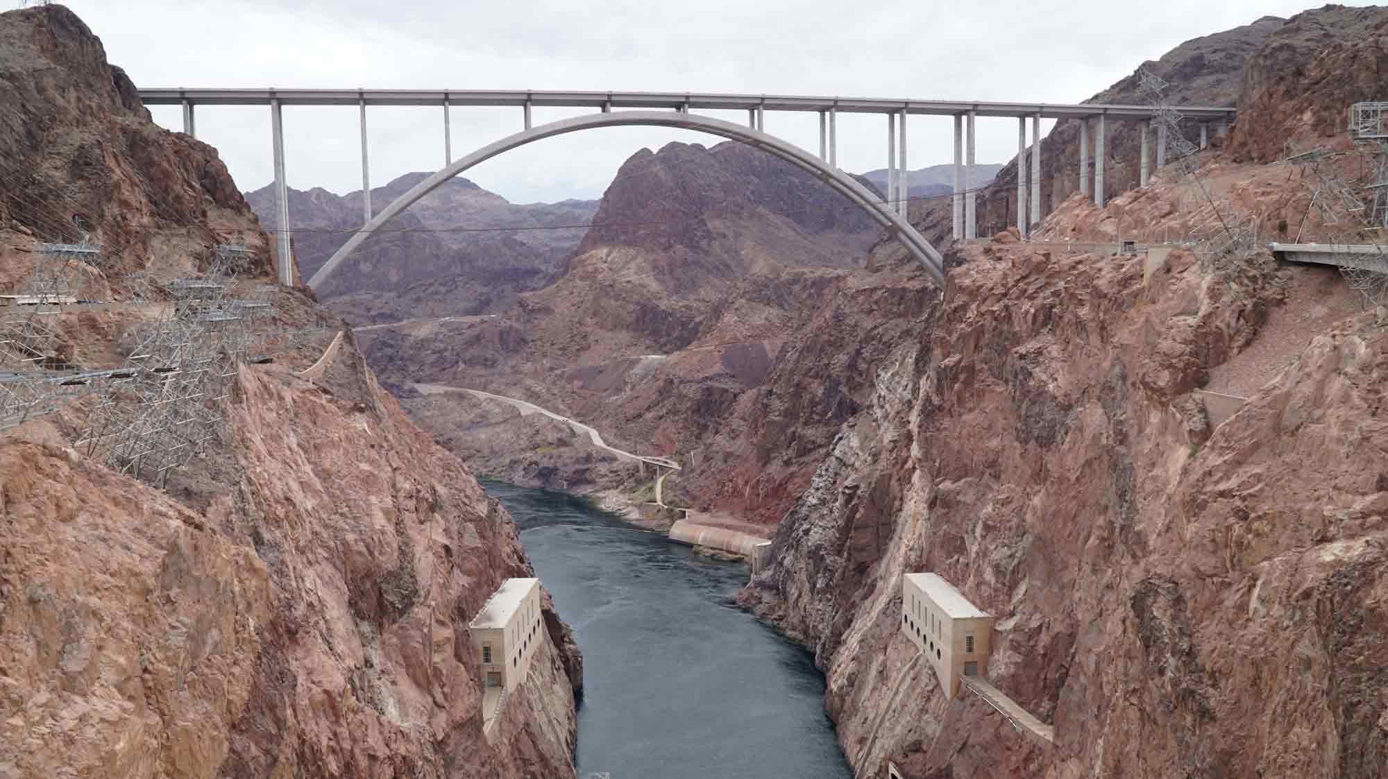 USA, Nevada, Arizona, Colorado, Hoover Dam