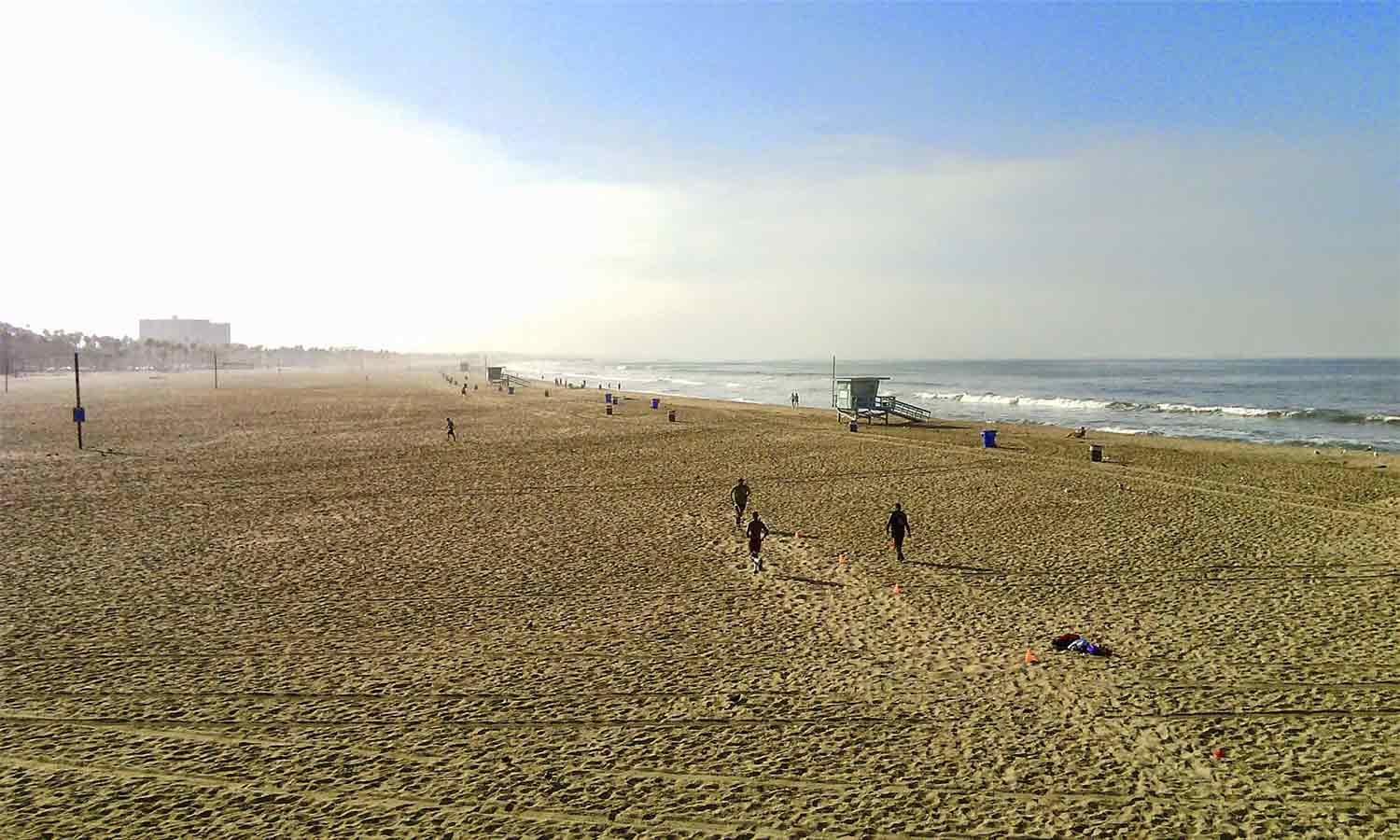 Santa Monica, Los Angeles, USA, pláž