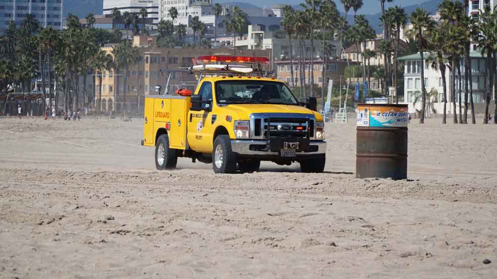 Santa Monica, Los Angeles, USA, pláž