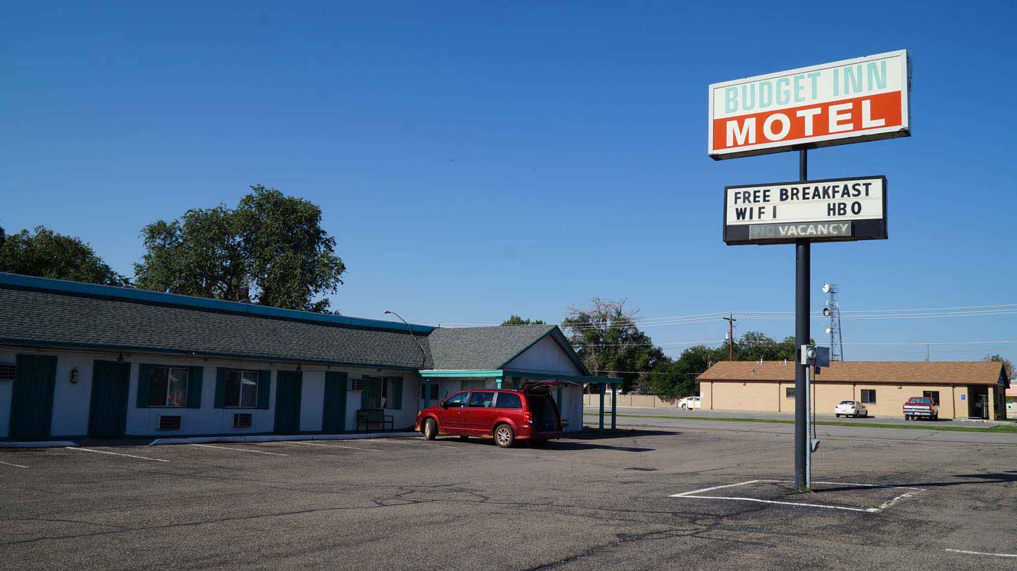 USA, Utah, Green River, motel Budget Inn