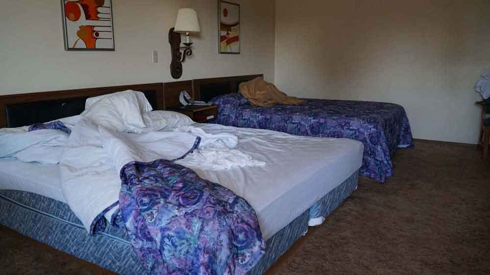 USA, Utah, Green River, motel Budget Inn, pokoj