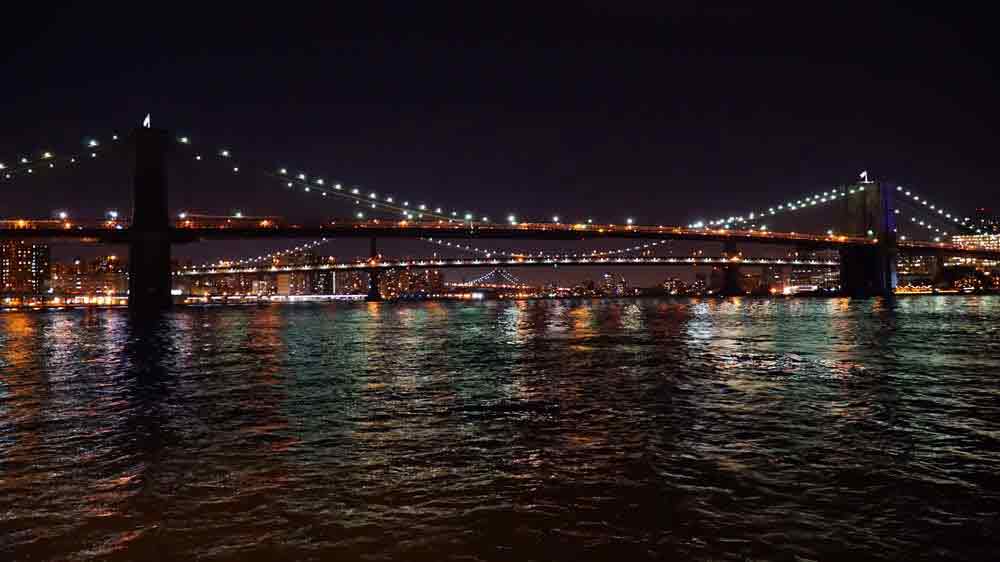 USA, New York, Manhattan, Brooklynský most, Brooklyn