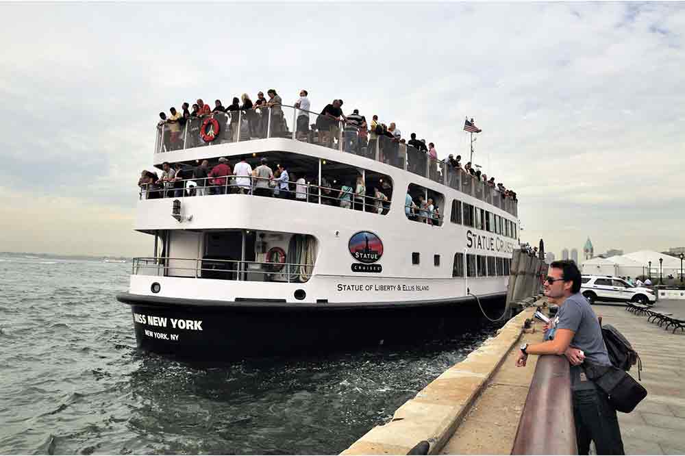 USA, New York, Socha Svobody, Ellis Island