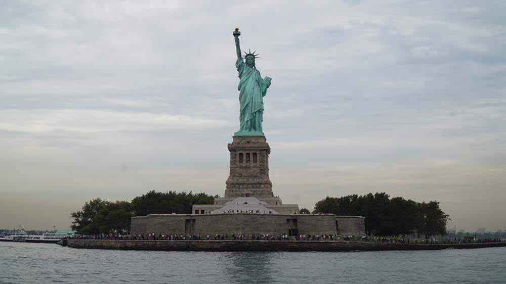 USA, New York, Socha Svobody, Ellis Island