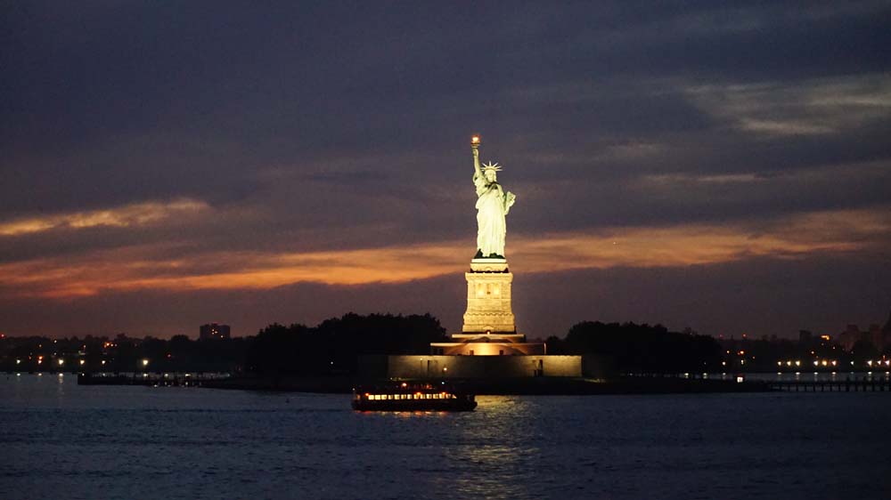 USA, New York, Socha Svobody, Ellis Island