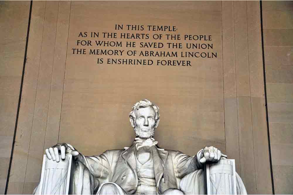 USA, Washington, D.C., District of Columbia, Lincolnův památník, Lincoln Memorial
