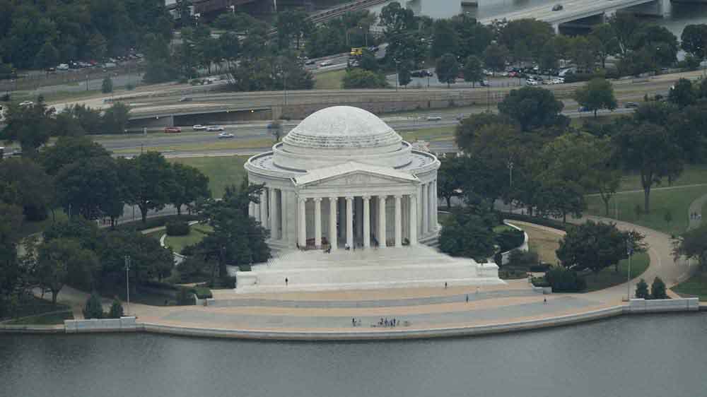 USA, Washington, D.C., District of Columbia, Jeffersonův památník, Thomas Jefferson Memorial